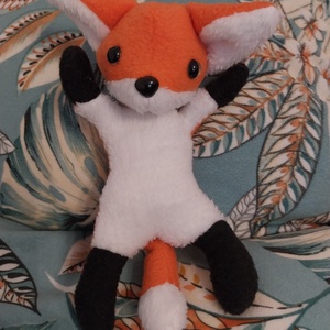 Rókakölyök 3.- cute fox cub, Játék & Sport, Plüssállat & Játékfigura, Róka, Baba-és bábkészítés, Varrás, MESKA