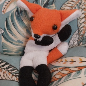 Rókakölyök 4.- cute fox cub, Játék & Sport, Plüssállat & Játékfigura, Róka, Baba-és bábkészítés, Varrás, MESKA