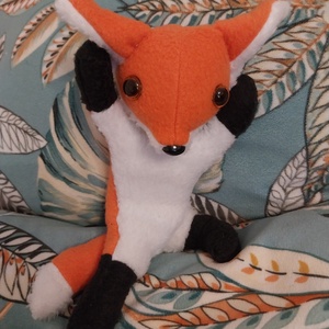 Rókakölyök 4.- cute fox cub - játék & sport - plüssállat & játékfigura - róka - Meska.hu