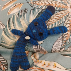 Ropi - újrahasznos vagány nyuszi - 100% recycled (X), Játék & Sport, Plüssállat & Játékfigura, Nyuszi, Baba-és bábkészítés, Varrás, MESKA