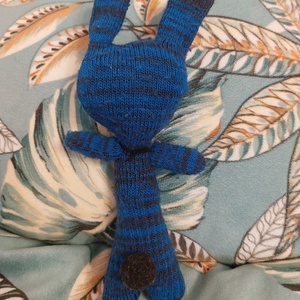 Ropi - újrahasznos vagány nyuszi - 100% recycled (X) - játék & sport - plüssállat & játékfigura - nyuszi - Meska.hu