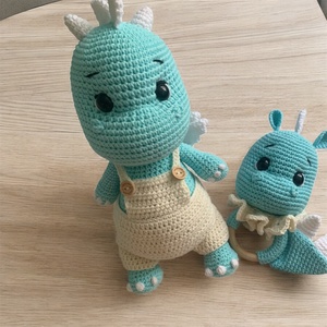 Horgolt sárkány szett - Meska.hu