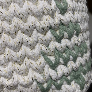 Horgolt karácsonyi tároló - karácsony - karácsonyi lakásdekoráció - ünnepi asztaldekoráció - Meska.hu