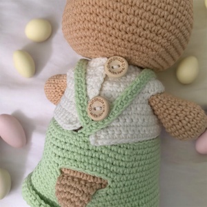 Horgolt nyuszi  - játék & sport - plüssállat & játékfigura - nyuszi - Meska.hu