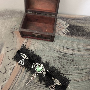 Csipkés choker - Meska.hu