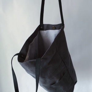SPARROW viaszolt vászon tote bag / grafitszürke - táska & tok - kézitáska & válltáska - válltáska - Meska.hu SPARROW viaszolt vászon tote bag / grafitszürke - táska & tok - kézitáska & válltáska - válltáska - Meska.hu