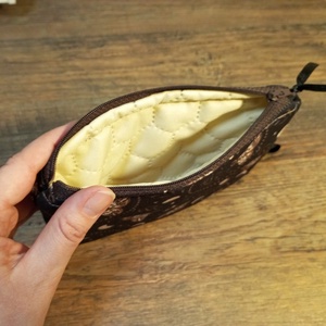 Barna lepkés neszeszer, vízálló - táska & tok - neszesszer - Meska.hu