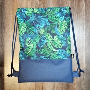 Pálma mintás tornazsák - táska & tok - hátizsák - tornazsák, gymbag - Meska.hu
