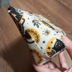 Misztikus cicás mintás neszeszer - táska & tok - neszesszer - Meska.hu