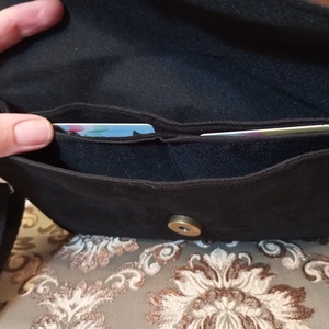 Velúr telefontartó válltáska virágmintával - táska & tok - pénztárca & más tok - telefontok - Meska.hu