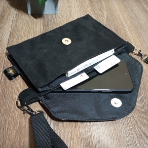 Képregény (pop art) telefontartó válltáska virágmintával - táska & tok - pénztárca & más tok - telefontok - Meska.hu