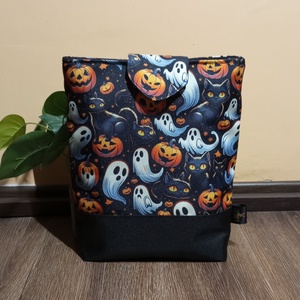 Halloween mintás könyvtok - Meska.hu