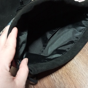 Éjjeli virágmintás tornazsák - táska & tok - hátizsák - tornazsák, gymbag - Meska.hu
