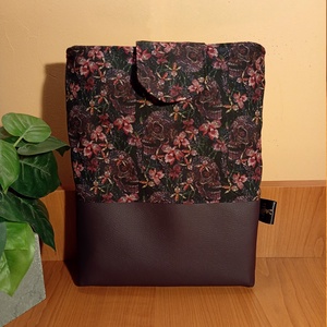 Koponyás-virágos mintás könyvtok, Könyv & Zene, Könyvtok, Varrás, MESKA