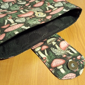 Rózsaszín gombamintás könyvtok - könyv & zene - könyvtok - Meska.hu