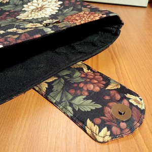 Őszi virágmintás könyvtok - könyv & zene - könyvtok - Meska.hu