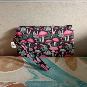 Két rekeszes gombamintás neszeszer - táska & tok - neszesszer - Meska.hu