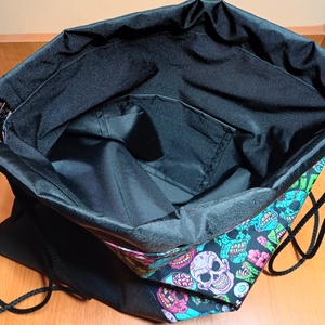 Zombie-mintás tornazsák - táska & tok - hátizsák - tornazsák, gymbag - Meska.hu