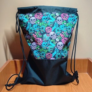 Zombie-mintás tornazsák - táska & tok - hátizsák - tornazsák, gymbag - Meska.hu