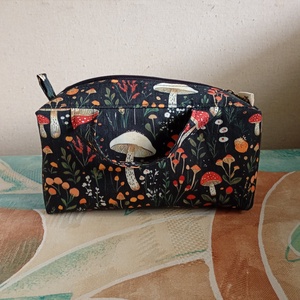 Gombamintás füles neszeszer - táska & tok - neszesszer - Meska.hu