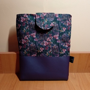 Koponyás-virágos mintás könyvtok, Könyv & Zene, Könyvtok, Varrás, MESKA