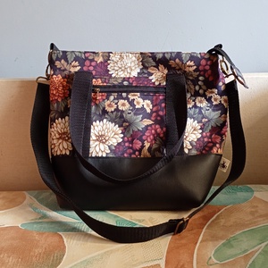 Őszi virágmintás válltáska, Táska & Tok, Kézitáska & válltáska, Válltáska, Varrás, MESKA