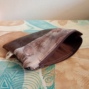 Nyuszi és madár mintás neszeszer - táska & tok - neszesszer - Meska.hu