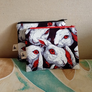 Vérnyúl mintás neszeszer, Táska & Tok, Neszesszer, Varrás, MESKA