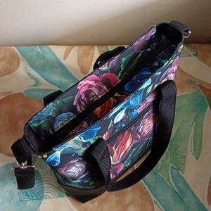 Barokk virágok válltáska - táska & tok - kézitáska & válltáska - válltáska - Meska.hu