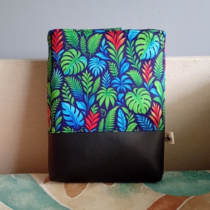 Élénk levélmintás könyvtok - könyv & zene - könyvtok - Meska.hu