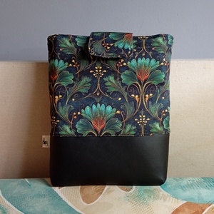 Elegáns levélmintás könyvtok, Könyv & Zene, Könyvtok, Varrás, Nem szeretnéd, hogy a táskádban a kedvenc könyved összegyűrődjön vagy bepiszkolódjon? Akkor ez a kö..., MESKA