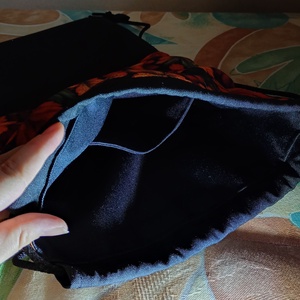 Őszi levélmintás tornazsák - táska & tok - hátizsák - tornazsák, gymbag - Meska.hu