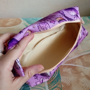 Levendulamintás tolltartó - otthon & életmód - papír, írószer - tolltartó & ceruzatekercs - Meska.hu