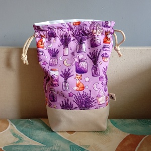 Levendulamintás tisztasági vagy uzsonnás zsák - játék & sport - ovis felszerelés - ovis zsák - Meska.hu