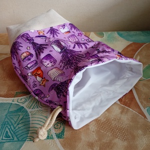 Levendulamintás tisztasági vagy uzsonnás zsák - játék & sport - ovis felszerelés - ovis zsák - Meska.hu