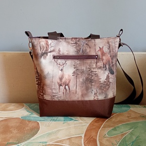 Erdei állatos válltáska - táska & tok - kézitáska & válltáska - válltáska - Meska.hu