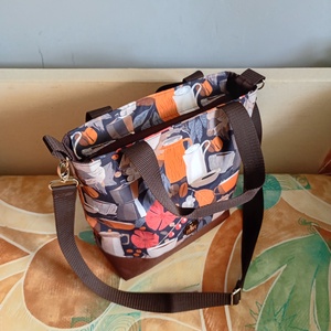 Kávés válltáska - táska & tok - kézitáska & válltáska - válltáska - Meska.hu