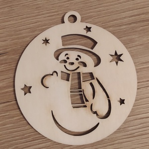 Fa karácsonyi dísz , Karácsony, Karácsonyi lakásdekoráció, Karácsonyfadíszek, Famegmunkálás, MESKA