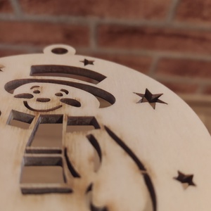 Fa karácsonyi dísz  - karácsony - karácsonyi lakásdekoráció - karácsonyfadíszek - Meska.hu