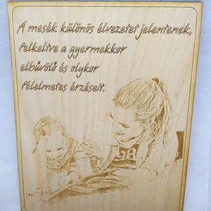 Gravírozott fényképes fa tábla A/4 méretben - otthon & életmód - dekoráció - kép & falikép - táblakép - Meska.hu