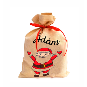 Arany színű mikulászsák - Meska.hu