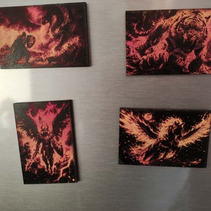 Egyedi Lézergravírozott Hűtőmágnes, Otthon & Életmód, Konyhafelszerelés, tálalás, Konyhai dekoráció, Hűtőmágnes, Famegmunkálás, Gravírozás, pirográfia, MESKA