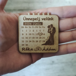 Esküvői meghívó - Dátum emlékeztető - esküvő - meghívó & kártya - meghívó - Meska.hu