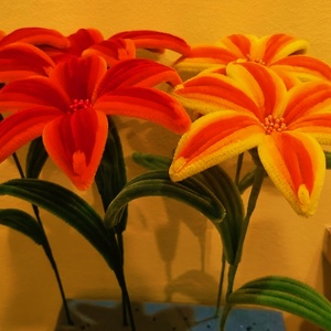 Zsenília fantázia virág , Otthon & Életmód, Dekoráció, Virágdísz és tartó, Csokor & Virágdísz, Virágkötés, MESKA