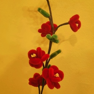 Zsenília virág 1db - otthon & életmód - dekoráció - virágdísz és tartó - csokor & virágdísz - Meska.hu