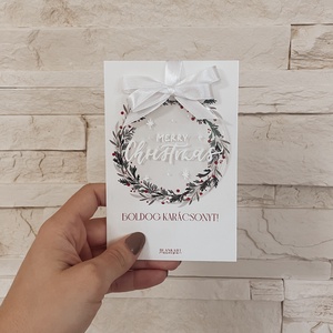 Kör plexi karácsonyfadísz  - Meska.hu