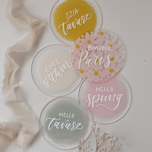 Tavaszi plexi feliratok - otthon & életmód - dekoráció - dísztárgy - Meska.hu