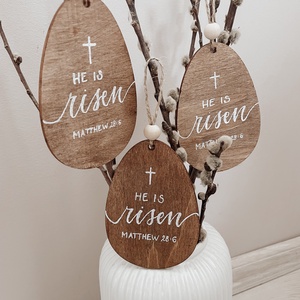 Húsvéti feliratok - tojás fatáblán - ünnepi díszek, dekorációk - húsvéti díszek és dekorációk - húsvéti tojásfadíszek - Meska.hu