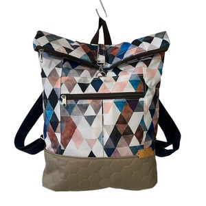 Háromszög mintás vízhatlan hátizsák, Táska & Tok, Laptoptáska, laptop hátizsák, , MESKA