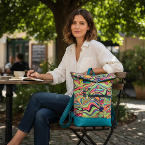 Színes vízhatlan hátizsák S - Meska.hu